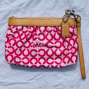 Coach Wristlet - Pink VERY GOOD CONDITION